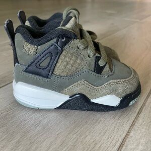 Nike Air Jordan 4 Retro SE Craft TD Toddler sneakers Size 4C Olive FB9930-200